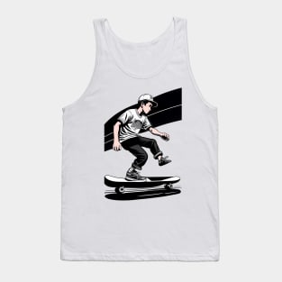 Skateboarder Tank Top